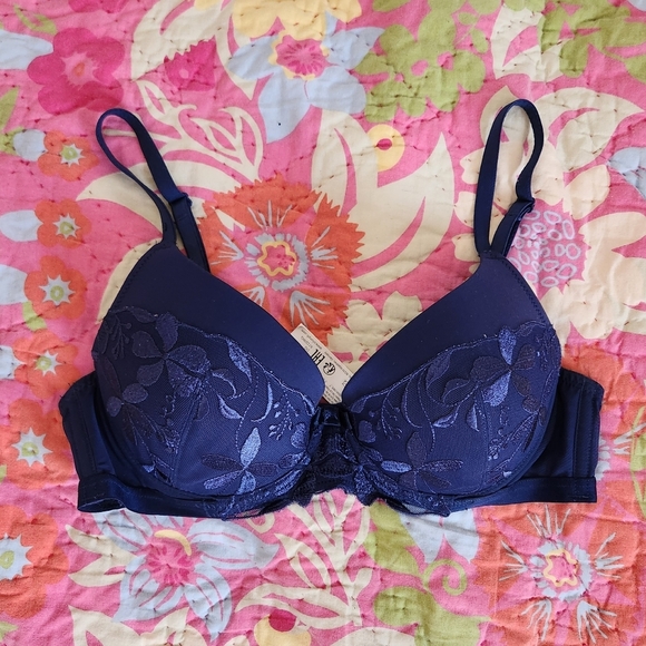 Triumph Sexy Angel Spotlight WHU Underwire Half Cup Padded Push-Up Bra 32B - Picture 2 of 8